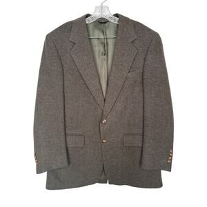 Vintage Y2K House of Walsh 100% Camel Hair Blazer Union Made in USA large